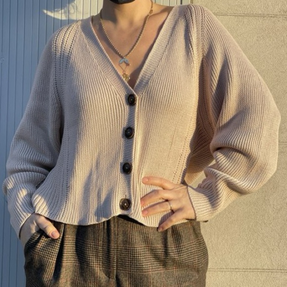 Autumn Cashmere - Boxy Oversized Shaker Cardigan